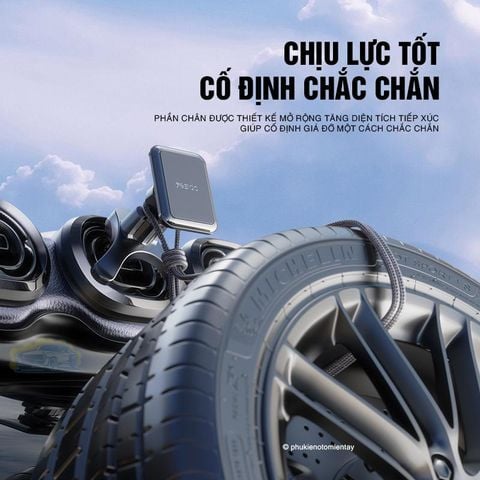 Giá Đỡ Điện Thoại Ô TÔ Sử Dụng Nam Châm, Cải tiế mới, Dễ Dàng Sử Dụng YESIDO