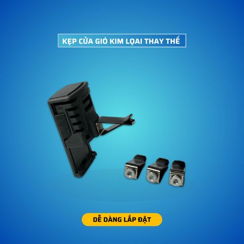 Kẹp Kim Loại Thay Thế Kẹp Gió Kim Bằng Nhựa, Chắc Chắn Dễ Dàng Lắp Đặt