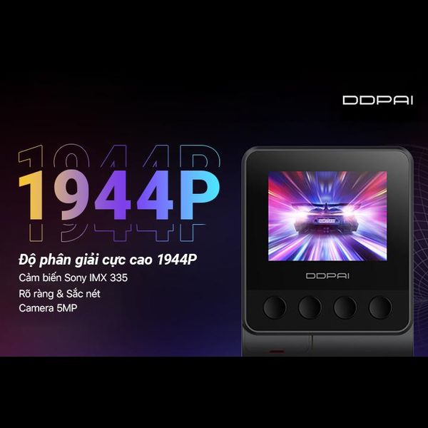 Camera Hành Trình Ô tô DDPAI Z40 Dual 1944P Ghi Hình Trước Sau Chính Hãng Bảo Hành 12 Tháng, Hỗ Trợ Thẻ Nhớ 128GB, Tính Năng Giám Sát Đỗ Xe 24 Giờ
