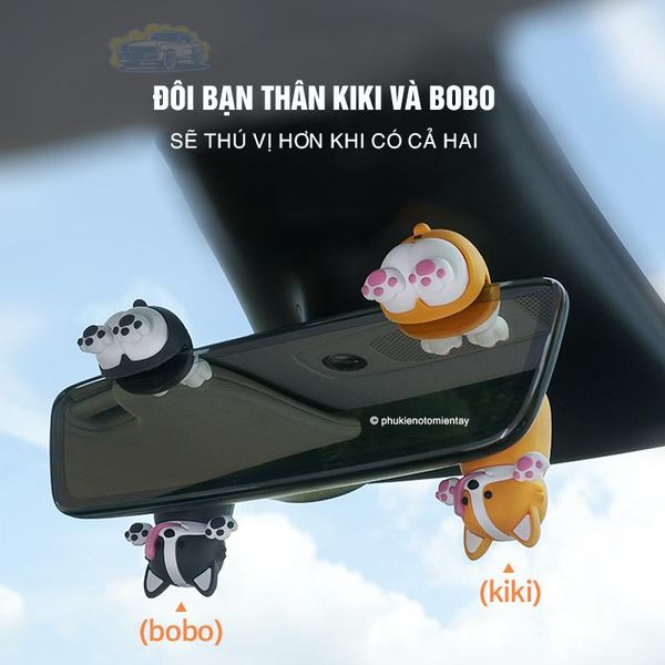 Mô Hình Trang Trí Ô Tô Chó Corgi Chuyển Động – Trang Trí Nội Thất Ô Tô Sáp Thơm Khuếch Tán Hương Thơm