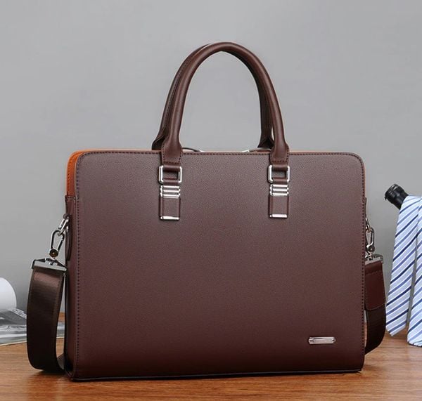  Cặp da công sở cao cấp FSDWG 0026 đựng laptop tài liệu màu nâu 