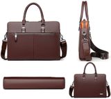  Cặp da công sở cao cấp FSDWG 0026 đựng laptop tài liệu màu nâu 