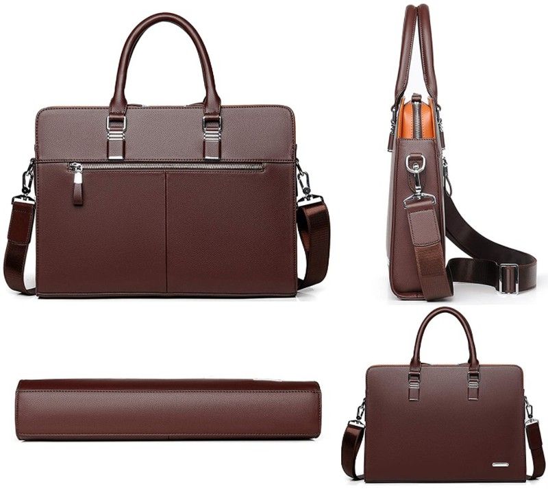  Cặp da công sở cao cấp FSDWG 0026 đựng laptop tài liệu màu nâu 