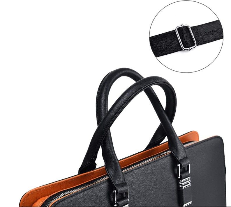  Cặp da công sở cao cấp FSDWG 0026 đựng laptop tài liệu màu đen 