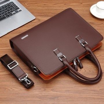  Cặp da công sở cao cấp FSDWG 0026 đựng laptop tài liệu màu nâu 