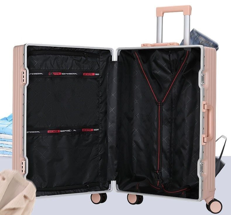  Vali khung nhôm khóa sập AS081 size 24 inch. 