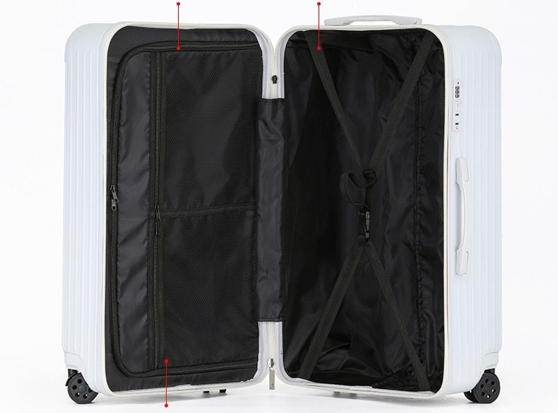  Vali siêu to nhựa dẻo AS1027 size 28inch chống va đập màu hồng 