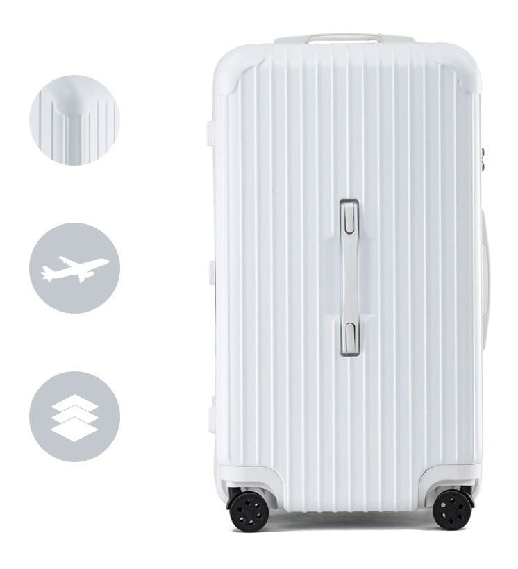  Vali siêu to nhựa dẻo AS1027 size 28inch chống va đập màu hồng 