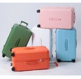  Vali siêu to nhựa dẻo AS1027 size 34inch chống va đập màu hồng 