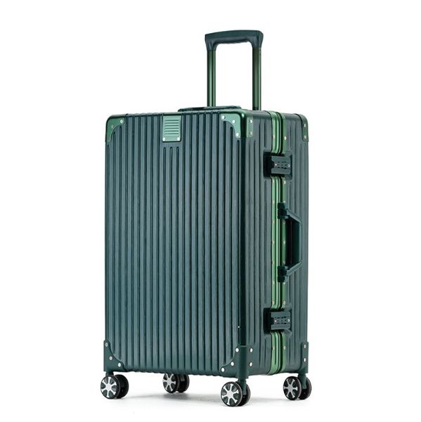  Vali khung nhôm khóa sập AS1866 20 inch màu hồng 