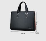  Cặp da công sở AS 2026 đựng laptop tài liệu màu đen 