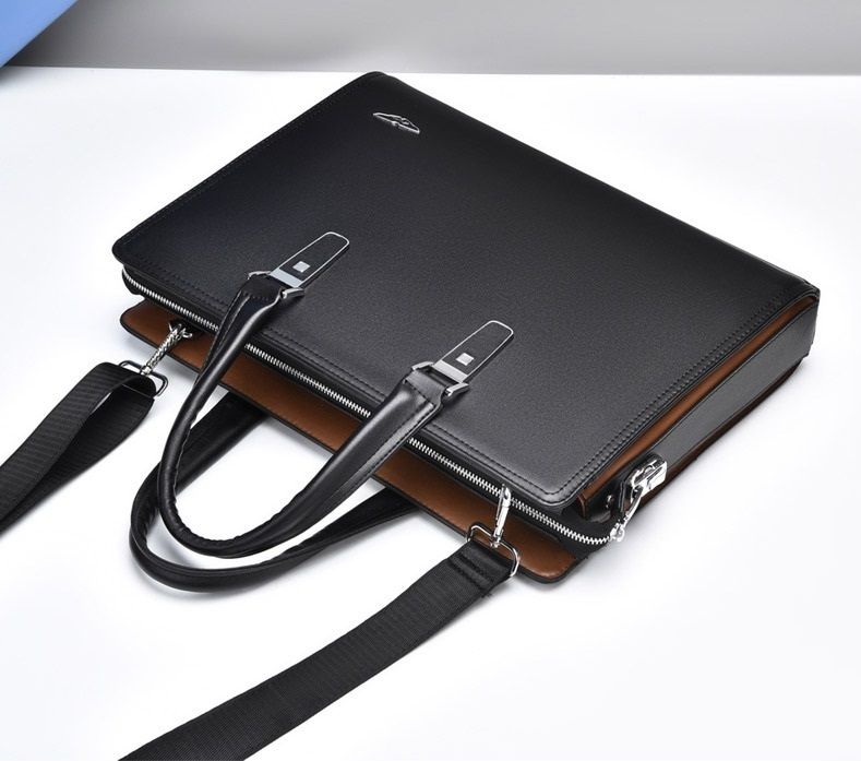  Cặp da công sở AS 2026 đựng laptop tài liệu màu đen 