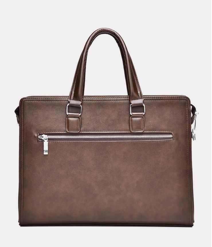  Cặp da công sở AS 2026 đựng laptop tài liệu màu nâu 