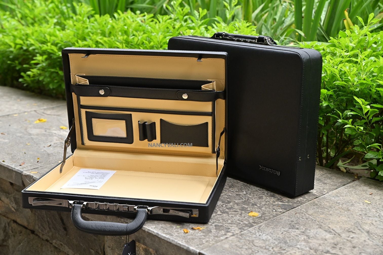  Cặp da khóa số doanh nhân Leavesking size trung 17 inch 