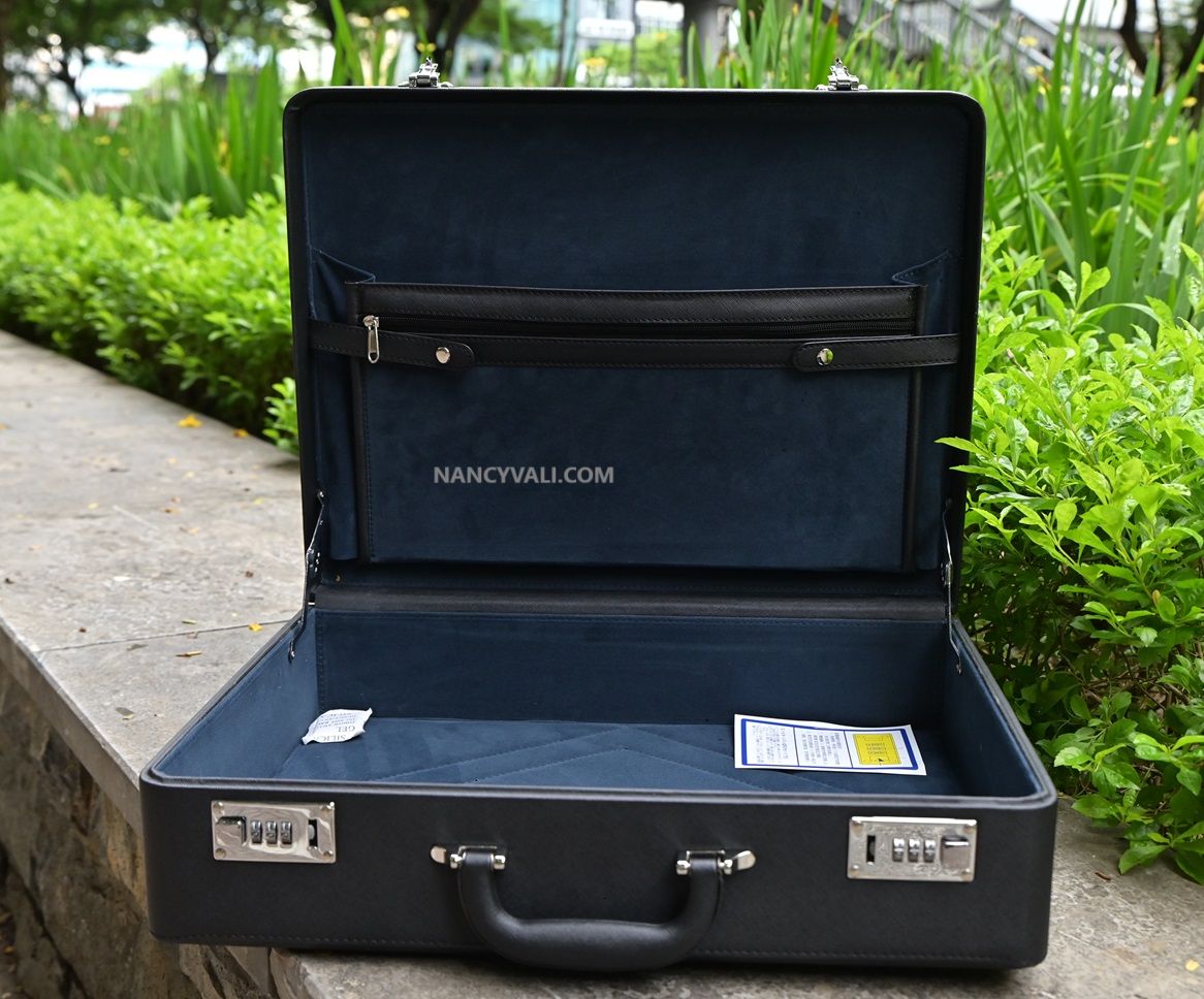  Cặp da khóa số doanh nhân size to 19 inch AS19 