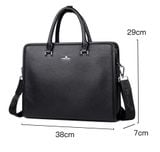  Cặp da thật công sở cao cấp FDSWG có khóa số bên hông mã 6699 