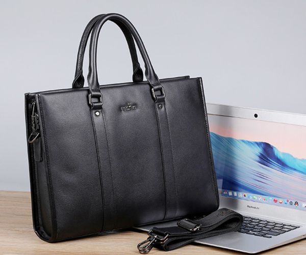  Cặp da thật công sở cao cấp có khóa số bên hông FDSWG mã 6701 