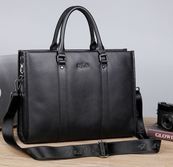  Cặp da thật công sở cao cấp có khóa số bên hông FDSWG mã 6701 