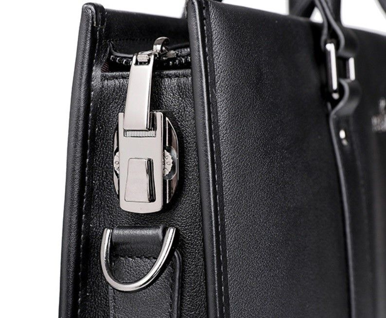  Cặp da thật công sở cao cấp có khóa số bên hông FDSWG mã 6701 