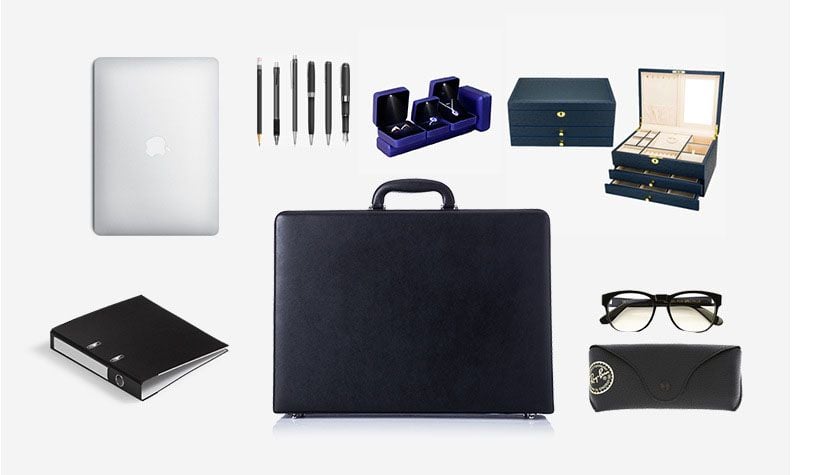  Cặp da khóa số doanh nhân AS04 size trung 17 inch 