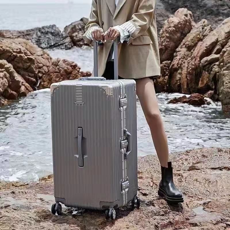  Vali siêu to khổng lồ khóa sập khung nhôm size 34inch AS 902 