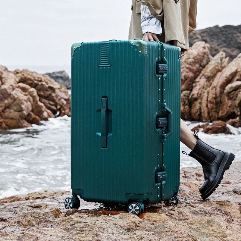  Vali siêu to khổng lồ khóa sập khung nhôm size 28inch AS 902 