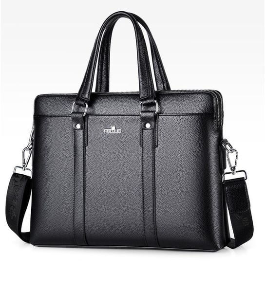  Cặp da công sở FSDWG AS 9335 đựng tài liệu laptop màu đen 