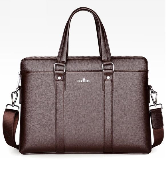  Cặp da công sở FSDWG AS 9335 đựng tài liệu laptop màu nâu 