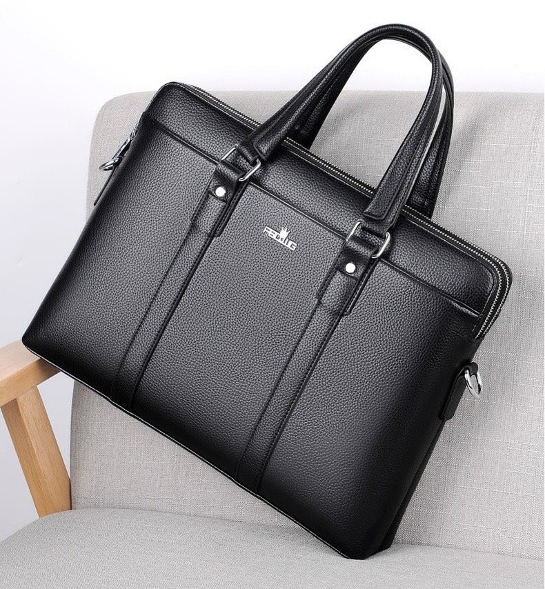  Cặp da công sở FSDWG AS 9335 đựng tài liệu laptop màu nâu 