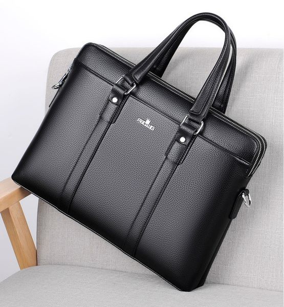  Cặp da công sở FSDWG AS 9335 đựng tài liệu laptop màu đen 