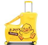  Vali vịt B.duck size 24 inch chính hãng, màu vàng Playful 