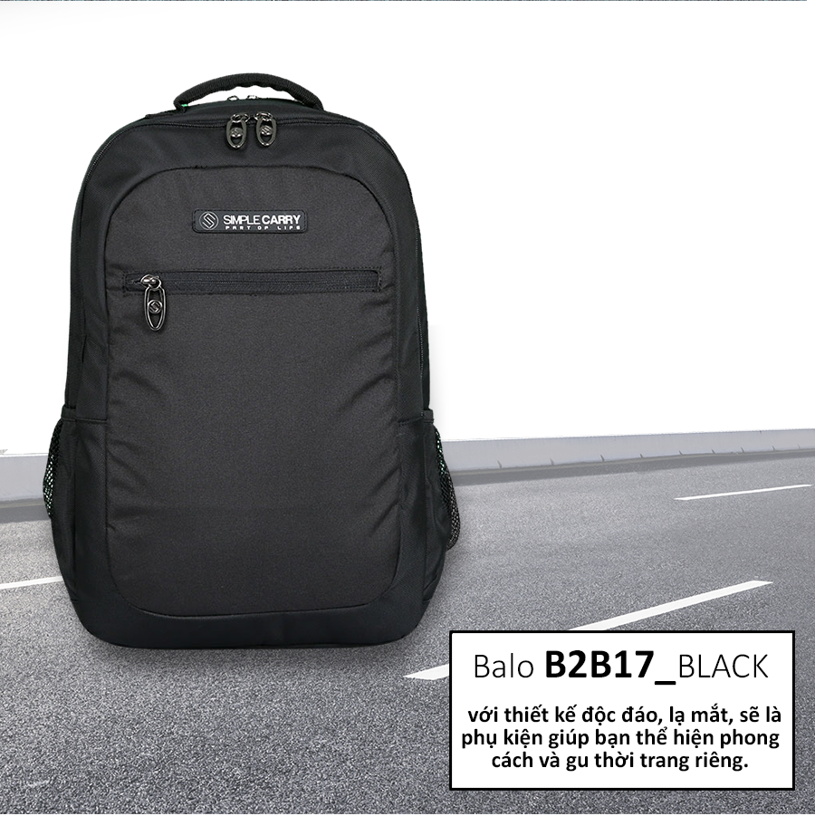  Balo du lịch simplecarry B2B17 siêu nhẹ, sêu bền 