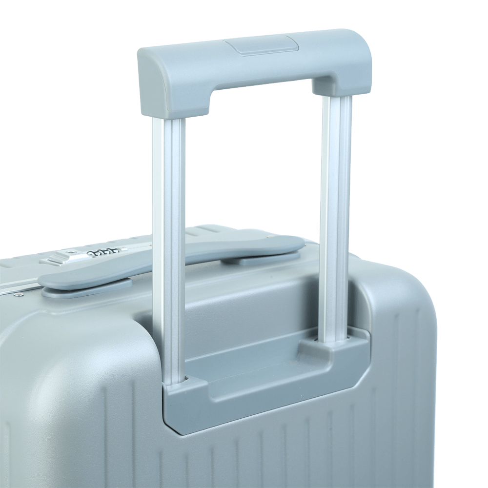  Vali kéo nhựa cứng PC Sakos Mastery size 20 inch màu xám 