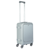  Vali kéo nhựa cứng PC Sakos Mastery size 20 inch màu xám 