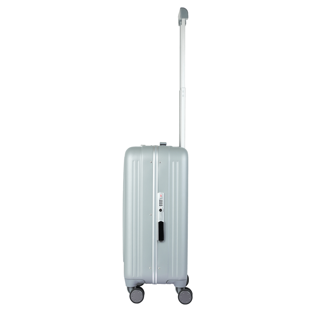  Vali kéo nhựa cứng PC Sakos Mastery size 20 inch màu xám 