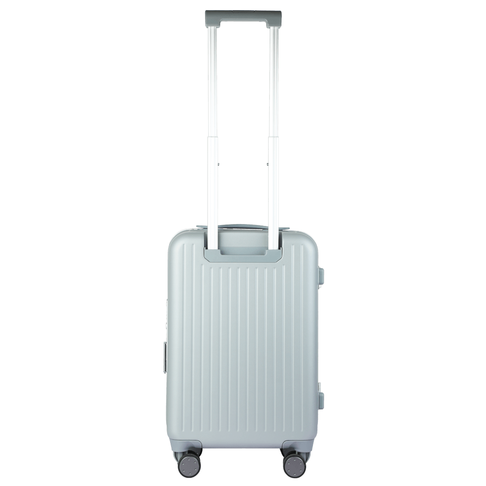  Vali kéo nhựa cứng PC Sakos Mastery size 20 inch màu xám 