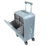  Vali kéo nhựa cứng PC Sakos Mastery size 20 inch màu xám 