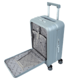  Vali kéo nhựa cứng PC Sakos Mastery size 20 inch màu xám 