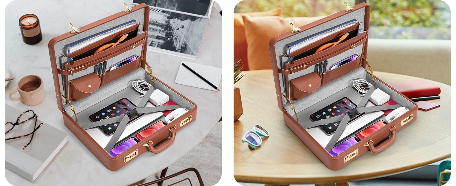  Cặp da khóa số doanh nhân size 18 inch AS68 