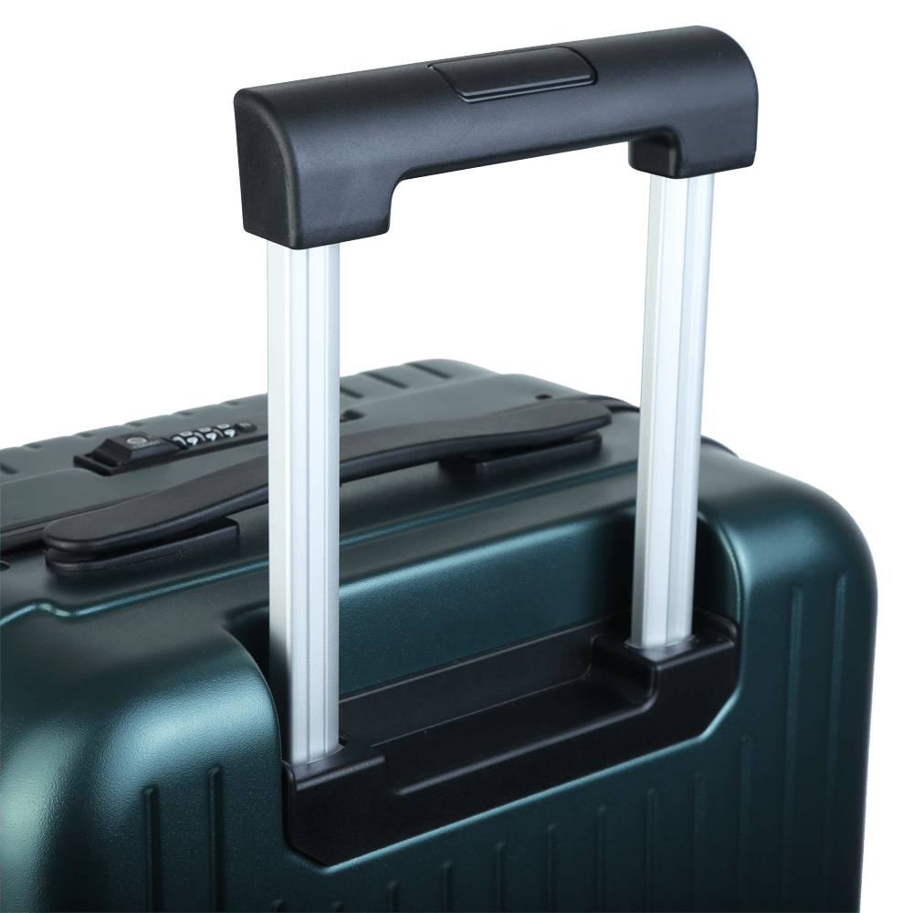  Vali kéo nhựa cứng PC Sakos Mastery size 20 inch màu xanh 