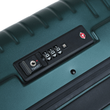  Vali kéo nhựa cứng PC Sakos Mastery size 20 inch màu xanh 