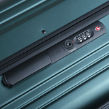  Vali kéo nhựa cứng PC Sakos Mastery size 20 inch màu xanh 