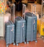  Vali kéo du lịch, vali nhựa PP100% chống va đập size 20 24 28 inch 