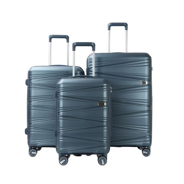  Vali kéo du lịch, vali nhựa PP100% chống va đập size 20 24 28 inch 