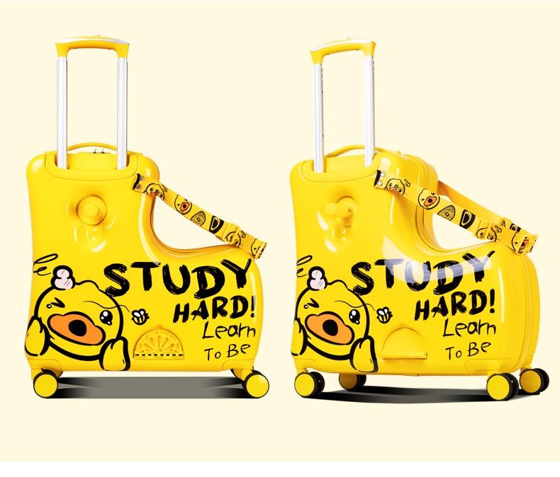  Vali vịt B.duck Study size 24 inch chính hãng, màu vàng. 