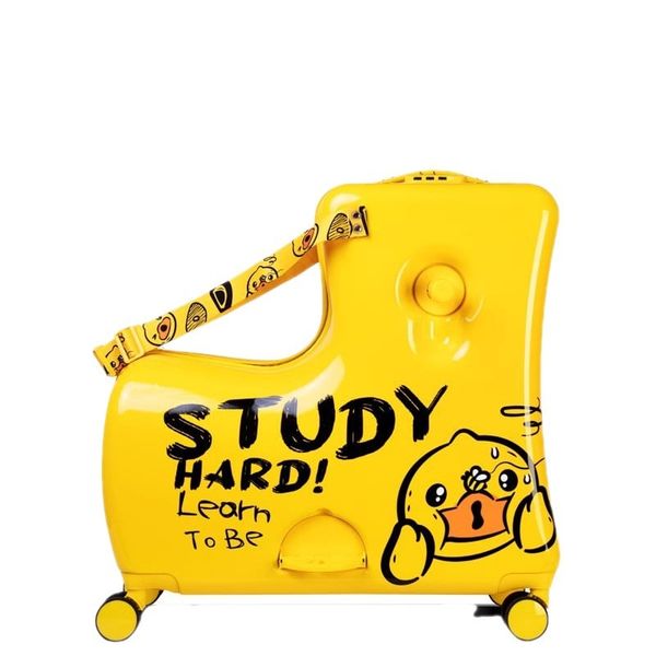  Vali vịt B.duck Study size 20 inch chính hãng, màu vàng. 