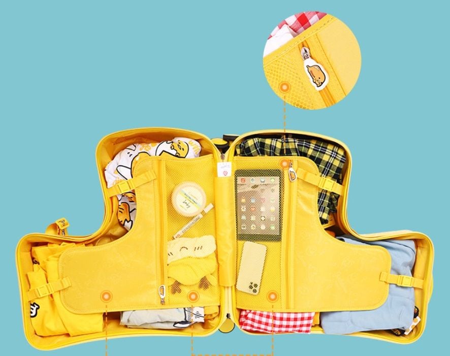  Vali vịt B.duck Study size 20 inch chính hãng, màu vàng. 