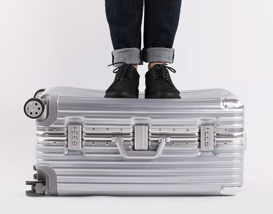  Vali siêu to khung nhôm khóa sập 1901 size 36inch chống va đâp 