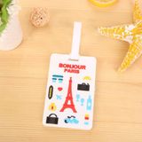  Thẻ hành lý gắn lên vali họa tiết đáng yêu TAG01 