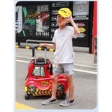  Vali oto B.Duck cho bé size 24 inch màu đỏ 